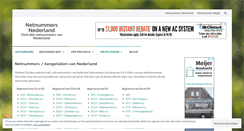 Desktop Screenshot of netnummersnederland.nl